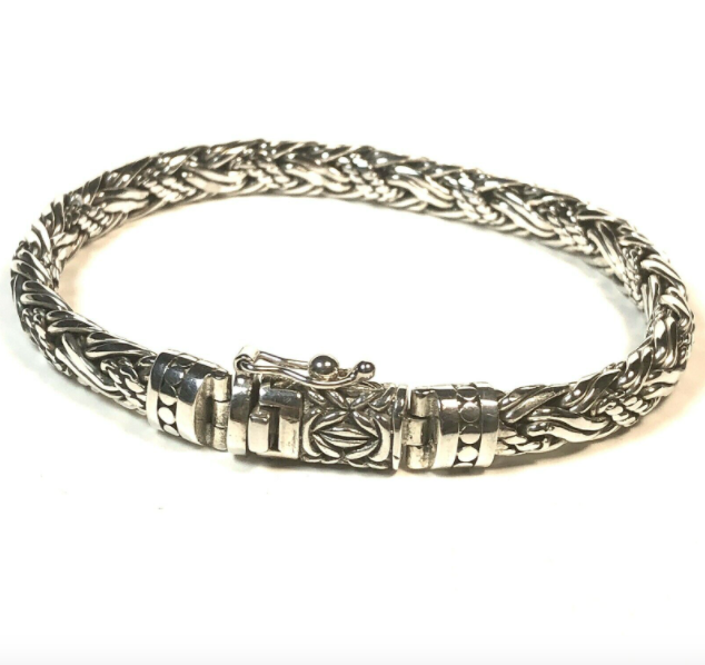 Vintage Lois Hill Sterling Silver .925 Filigree Cuff Bracelet Indonesia  Wide | eBay