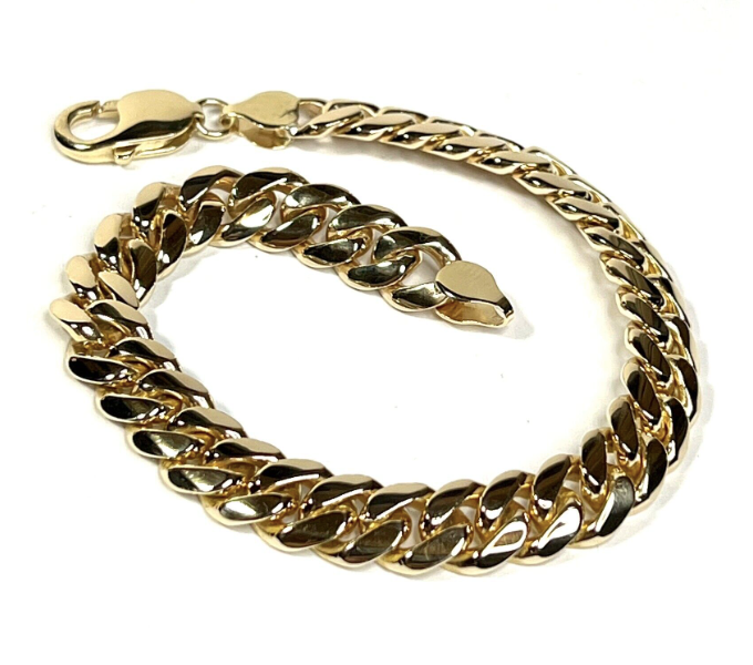 CJL Estate 18k Yellow Gold Miami Cuban Link Men’s Bracelet, 9mm, 51.7g